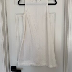 Cato White Sleeveless Kids Dress